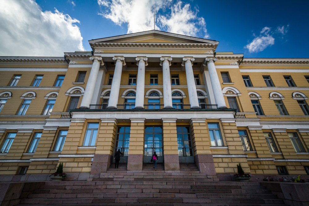 The Main Building of the University of Helsinki, in Helsinki, Finland